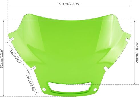 TCMT Red Front Windscreen Windshield Fit For Harley Low Rider ST FXLRST 2022-2025 in Saudi Arabia