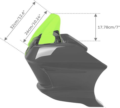 TCMT Red Front Windscreen Windshield Fit For Harley Low Rider ST FXLRST 2022-2025 in Saudi Arabia