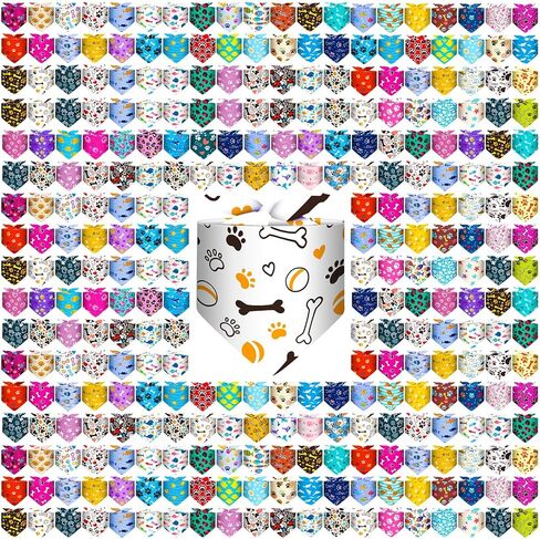 Reginary 180 Pcs Dog Bandanas Summer Bulk Hawaiian Triangle Dog Scarfs Bib Bandanas Flamingo Pet Bandanas Fruit Triangle Dog Bibs Dog Kerchief Adjustable Dog Bandana for Pet Grooming Costume Accessory in Saudi Arabia