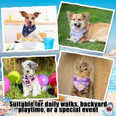 Reginary 180 Pcs Dog Bandanas Summer Bulk Hawaiian Triangle Dog Scarfs Bib Bandanas Flamingo Pet Bandanas Fruit Triangle Dog Bibs Dog Kerchief Adjustable Dog Bandana for Pet Grooming Costume Accessory in Saudi Arabia