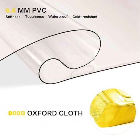 حقيبة ظهر شفافة، حقيبة ظهر شفافة كبيرة شديدة التحمل مع أشرطة معززة، حقيبة كتب شفافة للكلية والسفر وأمن العمل - أسود in Kuwait