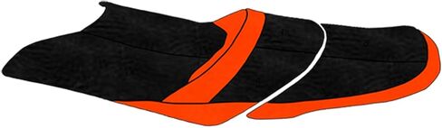 غطاء مقعد BlackTip Jetsports Premium متوافق مع Yamaha 2017-2020 GP1800، VXR 2015-2018 (أسود/أبيض) in Saudi Arabia