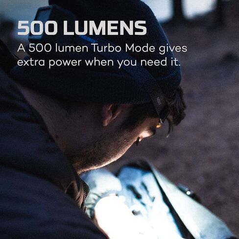 NEBO Einstein Powerful 600 Lumen Headlamp and Worklight with Rechargeable Batteries, Compact Low-Profile Headlamp in Saudi Arabia