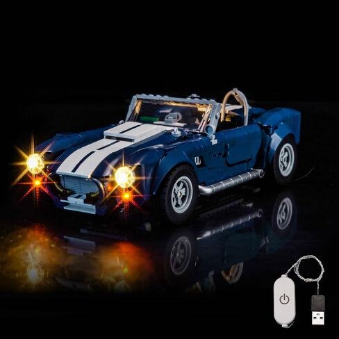 BrickBling LED Light Kit Compatible with Lego Shelby Cobra 427 S/C 10357 - Excluding Bricks (Touch-Sensitive Switch with dimming Function) in Saudi Arabia