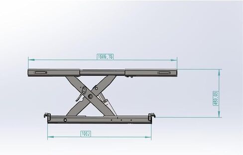 المتداول جاك جسر جاك ل KT-4H110/4H850 أربعة مصاعد مع قدرة رفع 5000 رطل in Kuwait