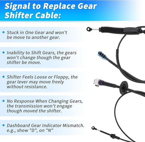 No.88967320/905-646 كابل ناقل الحركة الأوتوماتيكي لسيارة Chevy Avalanche Suburban 1500 2500 Tahoe A/T Range Selector Lever Shift Control Cable for GMC Yukon XL 2002-2006 in Saudi Arabia