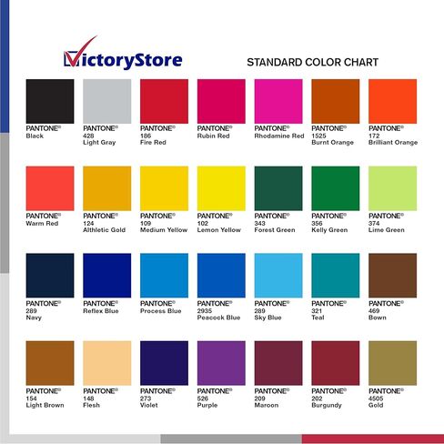VictoryStore - لافتات فريق البطولة، شعار المدرسة المخصص، الاسم، الألوان والنص، لافتة فينيل عمودية 10 أونصة، 2 × 3 أقدام in Kuwait