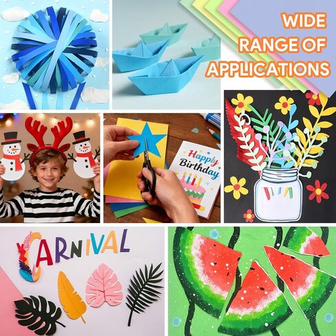 60 Sheets Colored Cardstock, 30 Assorted Colors Cardstock Paper 8.5x11'' Construction Paper Card Stock Printer Papers for DIY Crafts, Scrapbooking, Christmas Card Making in Saudi Arabia