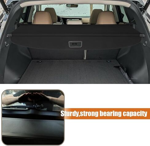CRV 2024 2023 Cargo Cover,Retractable Rear Trunk Tonneau Cover Cargo Privacy Security Shield Shade Compatible for 2024 2023 Honda CRV Accessories in Saudi Arabia