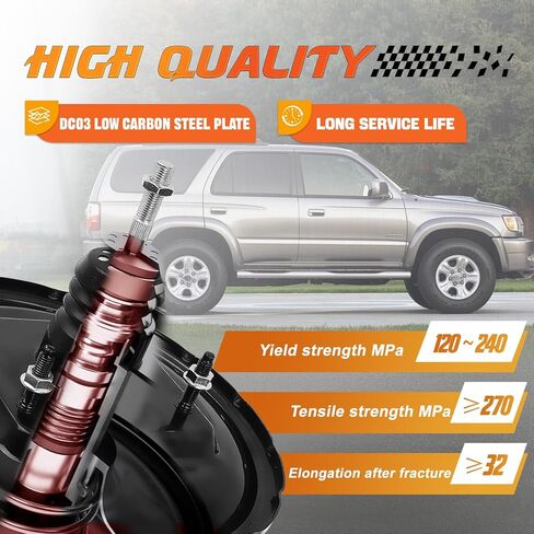 53-2776 معزز فرامل الطاقة مناسب لسيارة Toyota 4Runner 1989-1995 بيك اب 1989-1995 L4 2.4L V6 3.0L، استبدل OE532776، 4461004030، 446103D330، 446103D470، 446103D560، 446103D580, 446103D610 in Kuwait