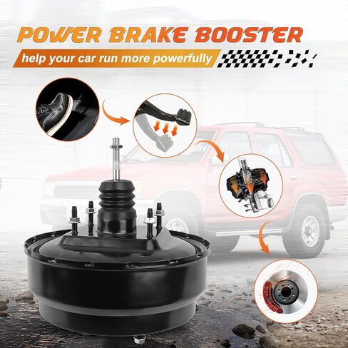53-2776 معزز فرامل الطاقة مناسب لسيارة Toyota 4Runner 1989-1995 بيك اب 1989-1995 L4 2.4L V6 3.0L، استبدل OE532776، 4461004030، 446103D330، 446103D470، 446103D560، 446103D580, 446103D610 in Kuwait