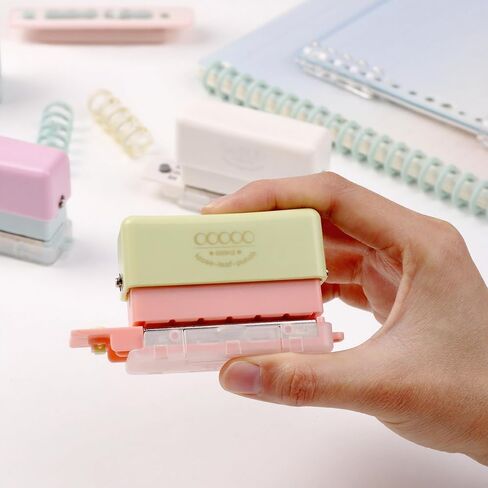 Mini 5-Hole Punch, Handheld Binding Machine, Portable Paper Puncher for A4/A5/B5 in Saudi Arabia