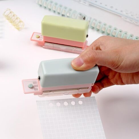 Mini 5-Hole Punch, Handheld Binding Machine, Portable Paper Puncher for A4/A5/B5 in Saudi Arabia