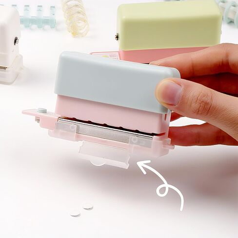 Mini 5-Hole Punch, Handheld Binding Machine, Portable Paper Puncher for A4/A5/B5 in Saudi Arabia