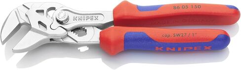 Pliers Wrench XS and KNIPEX Tools - Cobra Water Pump Pliers (8701125), 5-Inch,Red and Silver Bundle in Kuwait