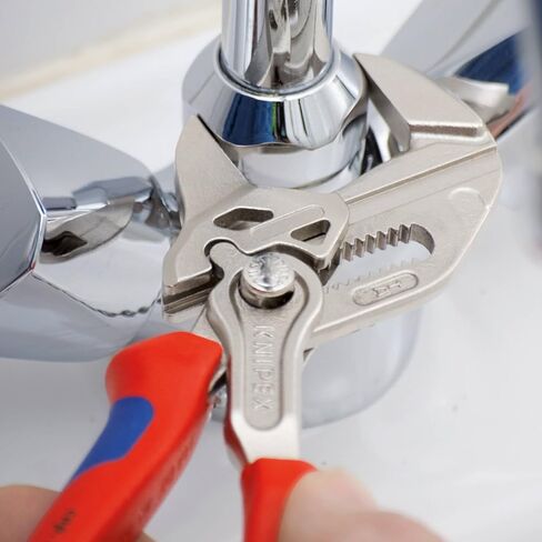 Pliers Wrench XS and KNIPEX Tools - Cobra Water Pump Pliers (8701125), 5-Inch,Red and Silver Bundle in Kuwait