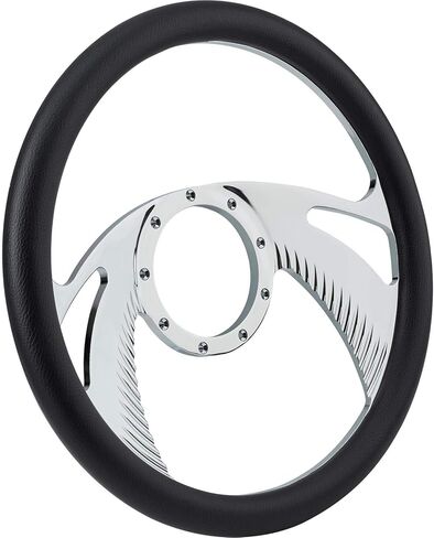 Chrome Plated Billet Boomerang Style Steering Wheel in Saudi Arabia