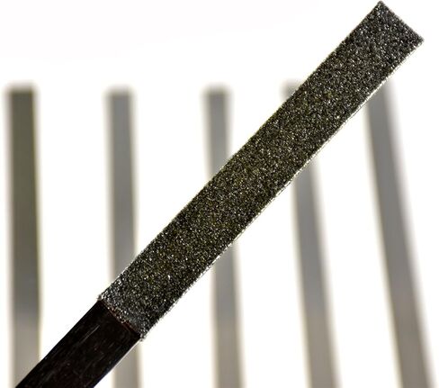 SE 6-Piece Flat Diamond Grit File Set - 74330DF in Saudi Arabia