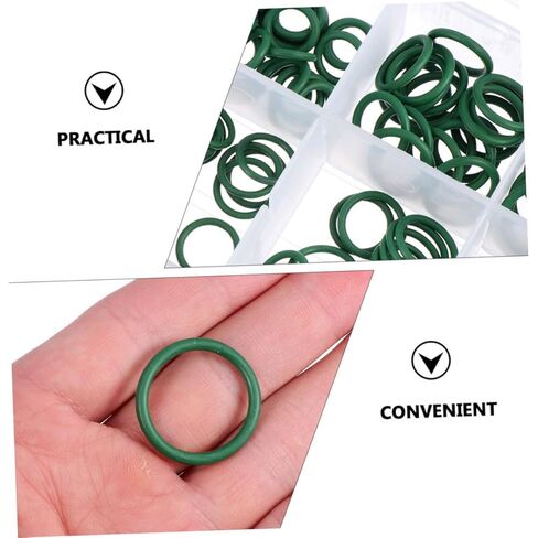 POPETPOP 265Pcs Rubber Gasket Assortment Kit for Automotive and Plumbing Repairs Sealing Ring Manifold Easy to Install and Durable for Workshops and Garages in Saudi Arabia