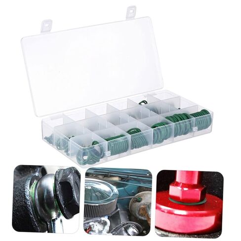 POPETPOP 265Pcs Rubber Gasket Assortment Kit for Automotive and Plumbing Repairs Sealing Ring Manifold Easy to Install and Durable for Workshops and Garages in Saudi Arabia