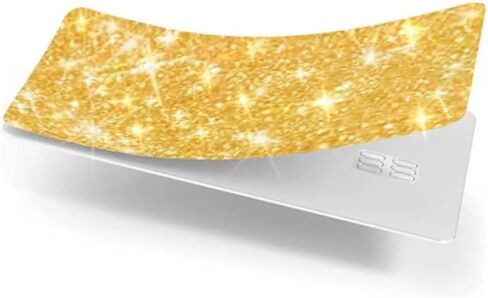Ultra Bling Reflective Skin Debit Credit Card, The Original Ultra Ice Skin Only Use by Tap, Back Information (Silver Ice) in Saudi Arabia