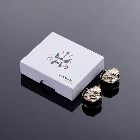 COOEAR Double FLared Eyelet Ear Tunnels Piercing Stainless Steel Snake Gauges Black Earrings Plugs. in Saudi Arabia