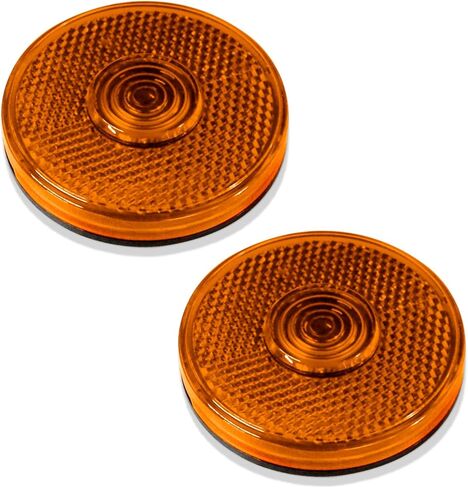 Dream lighting 12V DC 2.5inch Round LED Side Marker Lights for Automotive RV Trailer Truck Clearance Indicator Front/Rear Side - 6 Amber & 6 Red Lights in Saudi Arabia