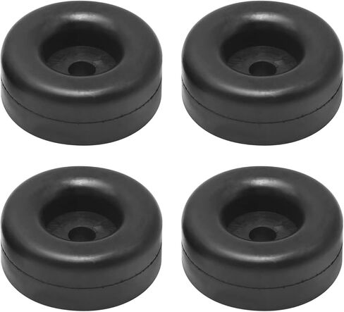 4Pcs Trailer Ramp Door Replacement for Black Rubber Bumper 2.5" Round in Saudi Arabia