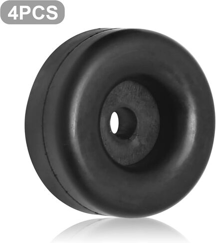 4Pcs Trailer Ramp Door Replacement for Black Rubber Bumper 2.5" Round in Saudi Arabia