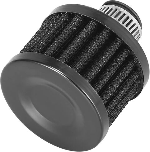 Motoforti 4pcs Universal 12mm Air Filter Cleaner Round Replacement for Motorcycle Car Black in Kuwait