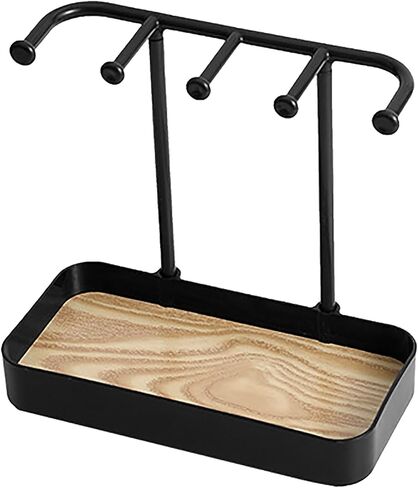 Desktop Jewelry Organizer Stand for Earrings Necklaces Bracelets, Space Saving Multifunctional Jewelry Display Rack, Clear PP Plastic in Saudi Arabia