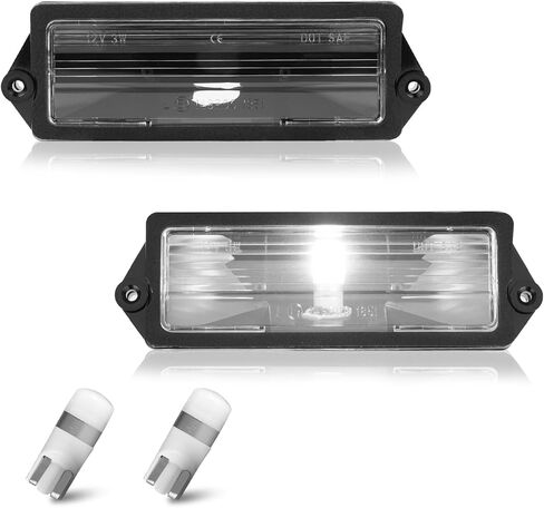 ضوء لوحة ترخيص LED لـ Hum-mer H2 2003 2004 2005 2006 2007 مصابيح لوحة ترخيص أضواء العلامات، 6000K لمبات LED بيضاء حزمة من 2 in Kuwait