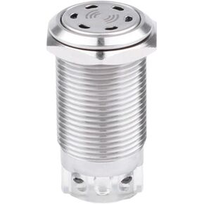 16mm Metal Buzzer Intermittent Flashing High-Decibel LED Sound and Light Alarm 12V 24V (16mm 24V)(16mm 24V) in Saudi Arabia