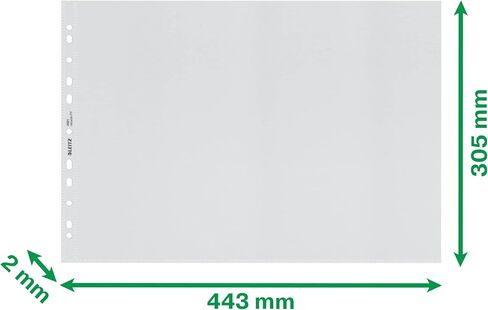 Leitz 47911003 – Pack of 100 Covers Recycled PP, 90 Micron A4, Colour Clear in Saudi Arabia