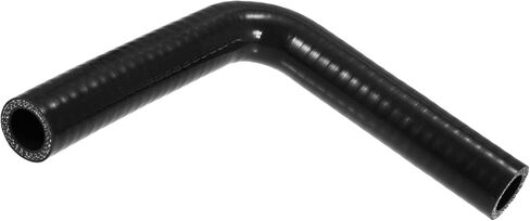 Motoforti Universal Intercooler Silicone Hose, 19mm 0.75 ID 90 Degree, Silicone, Black, 1 Pcs in Saudi Arabia