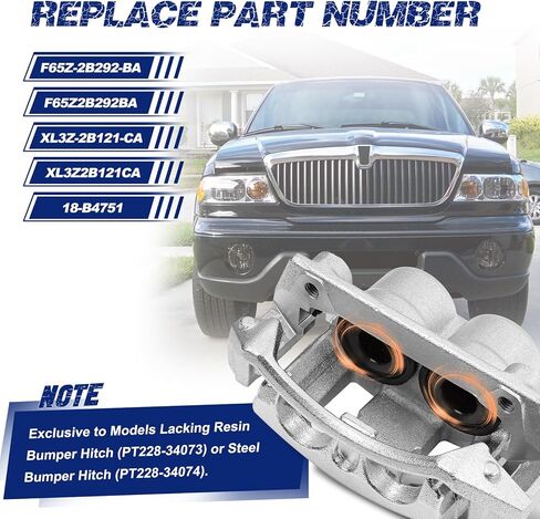 الفرجار الأمامي الأيسر متوافق مع Ford F-150 1999-2003؛ F-150 التراث 2004 / لينكولن بلاكوود 2002-2005 # F65Z-2B292-BA، F65Z2B292BA، XL3Z-2B121-CA، XL3Z2B121CA، 18-B4751 in Saudi Arabia