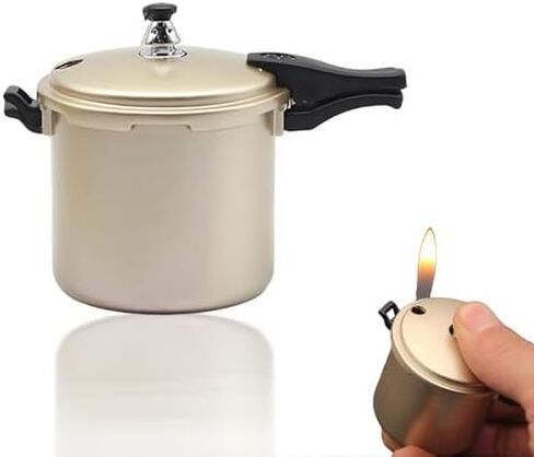 Creative and Interesting Lighter, Refillable Butane Inflatable Lighter, Cool Lighter, Soft Flame Windproof Lighter, Portable Outdoor Lighter, Gift for Men and Women (No Gas) (Gold) in Saudi Arabia