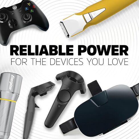 Energizer Alkaline Power D Batteries (12 Pack), Long-Lasting Alkaline Size D Batteries - Packaging May Vary in Kuwait