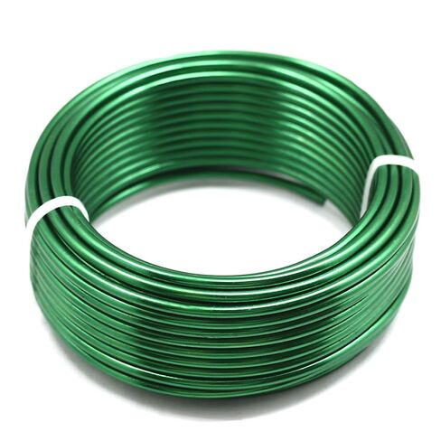 Bendable Aluminum Craft Wire, 36 Feet 3mm Metal Craft Wire for DIY Jewelry Making, Sculpting, Doll Making, Modelling, Bonsai Training, Crafting (C Green) in Saudi Arabia