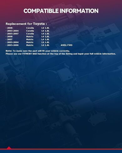 KAX Brake Master Cylinder with Reversior ABS Sensor Included Compatible with Toyota Matrix 2003-2008, High Performance Aluminum Alloy Replacement Part, Direct Fit OEM Spec in Saudi Arabia