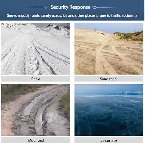 مجموعة 9 مم مكونة من 2 سلاسل ثلج شديدة التحمل لسيارات الدفع الرباعي والسيارات وسلاسل جر انزلاقية عالية القوة منغنيز للاستخدام في حالات الطوارئ للإطارات يمكن الاعتماد عليها في الطين 9R22.5 قطعتان 235/75R17.5 in Kuwait