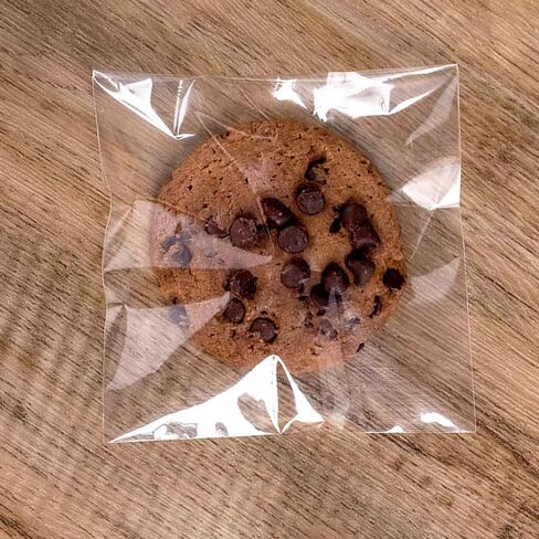 Lhocm Clear Self Sealing Cookie Bags, 4x6 Inch 100 Pack Resealable Cellophane Bags for Treats and Gifts in Saudi Arabia