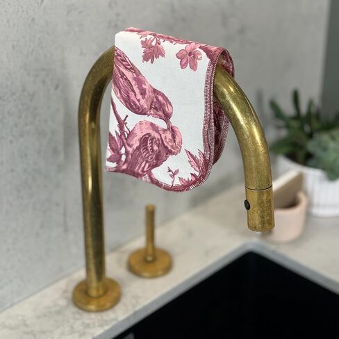 Reusable Paper Towels - 10 Pack - Roll of Washable Cotton Cloth Paper Towels - Paperless Reusable Napkins Cloth Washable - Absorbent + Long Lasting - Zero Waste Products - (Blooming) in Kuwait