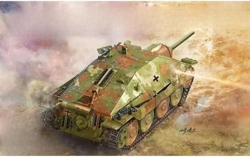 VS720023 1/72 Jagdpanzer 38(t) Hetzer Mittlere Production Military Kit Custom Collectible Children Toy Birthday Gift in Saudi Arabia