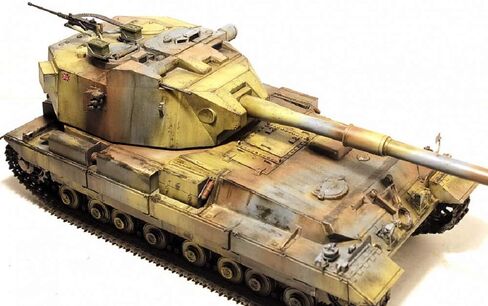 مسلية هواية 1/35 مدمرة الدبابة البريطانية FV215B (183) AH35A008 in Kuwait