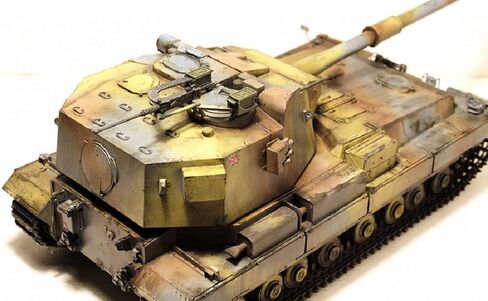 مسلية هواية 1/35 مدمرة الدبابة البريطانية FV215B (183) AH35A008 in Kuwait