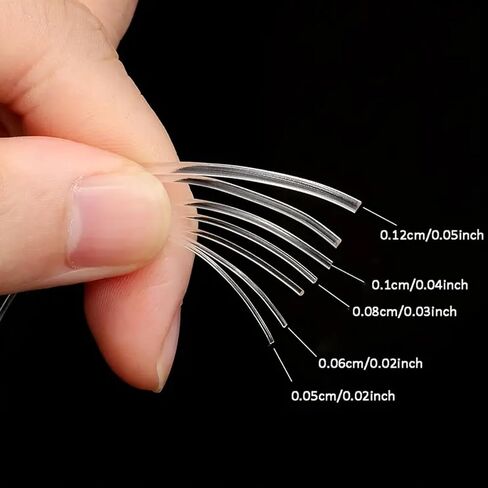 Generic 100 Meters 0.5mm Stretch Elastic Transparent Jewelry String Cord for Bracelets, Necklaces, Clay Beads, Pony Beads in Saudi Arabia