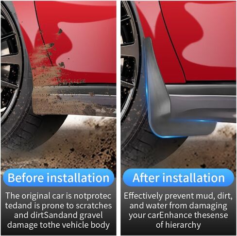 Car Mud Flaps Splash Guards Mudflaps for Subaru Crosstrek 2024 2025 2026 Base Premium Sport Limited Auto Exterior Accessories Tire Mudguards Wheel Inner Fender Liner Guard Flap Fenders in Saudi Arabia