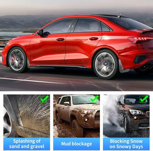 Car Mud Flaps Splash Guards Mudflaps for Subaru Crosstrek 2024 2025 2026 Base Premium Sport Limited Auto Exterior Accessories Tire Mudguards Wheel Inner Fender Liner Guard Flap Fenders in Saudi Arabia