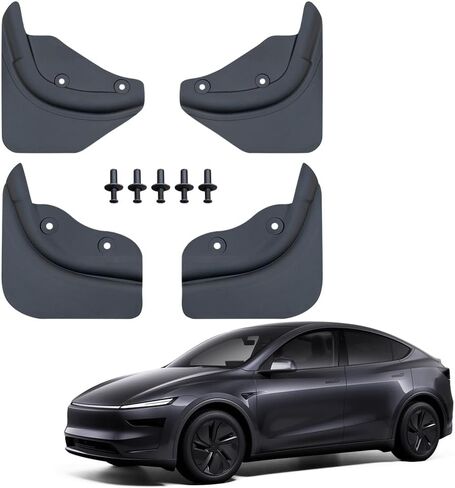 لملحقات Tesla Model Y 2025 2026، تبقى اللوحات الطينية نظيفة، وتحمي الطلاء في جميع الأحوال الجوية، من أجل Tesla Model Y 2025 ~ 2064، إصدار أكثر سمكًا محسنًا in Kuwait